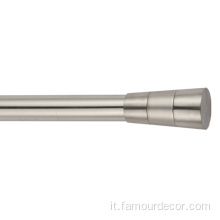 Tre pezzi Trumpet Finial Curtain Rod